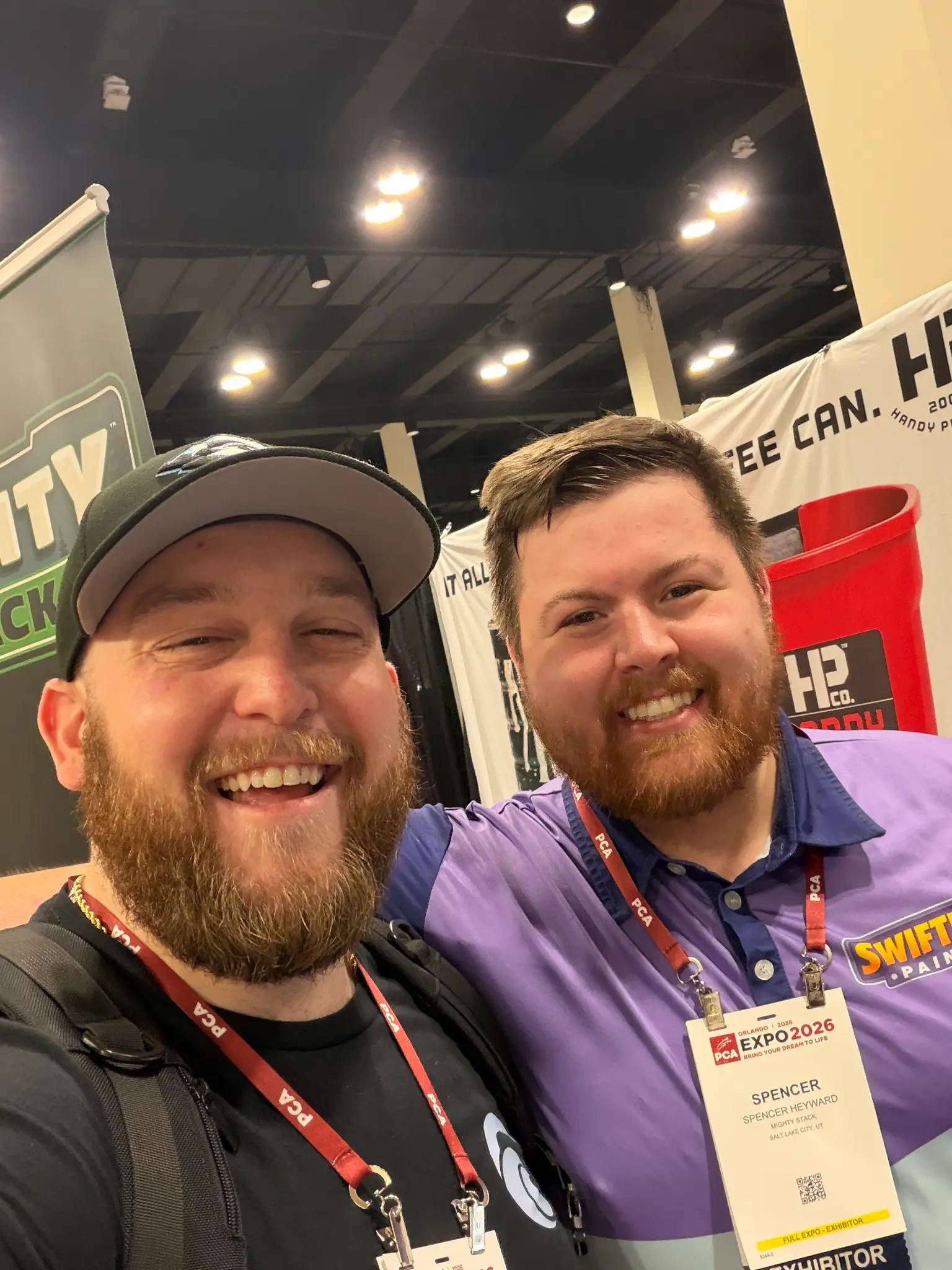 Daniel with Spencer Heyward, Mighty Stack